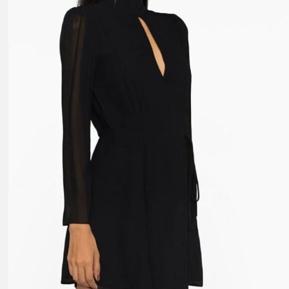 Reformation Ottessa Dress Black $248 NWT - Picture 7 of 14